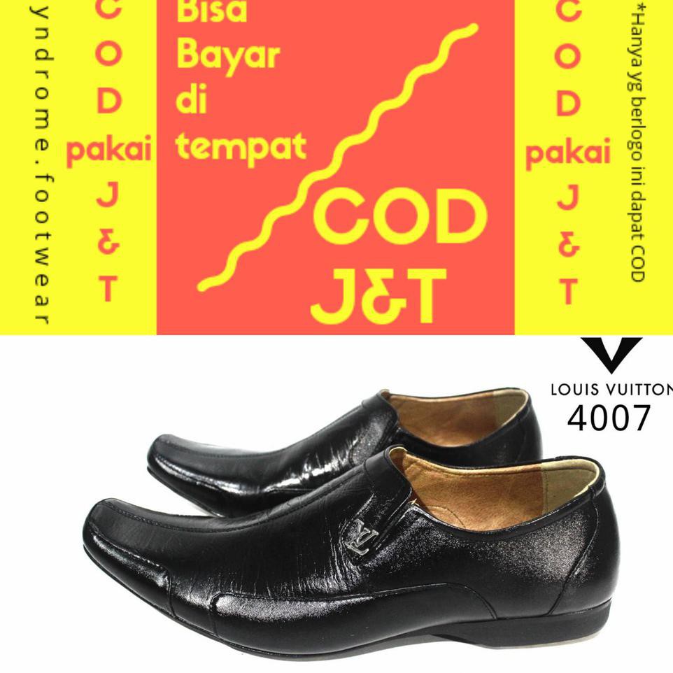 SEPATU PANTOFEL LV 4007 SEPATU PANTOPEL LV KULIT FORMAL PRIA PANTOFEL KULIT SEPATU LV MURAH TERMURAH