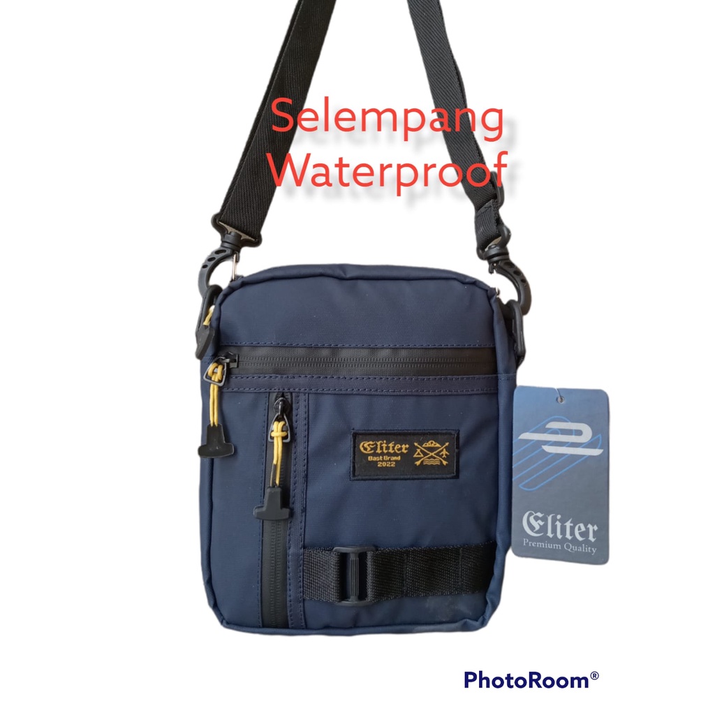 tas selempang pria wanita waterproof slingbag eliter anti air