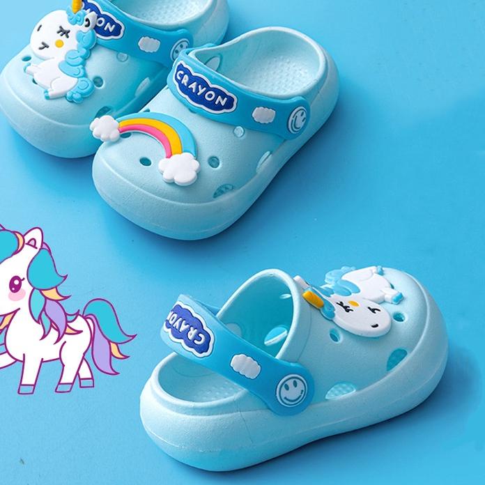 Toko1234. Sandal Anak Perempuan Karet UNICORN Import.