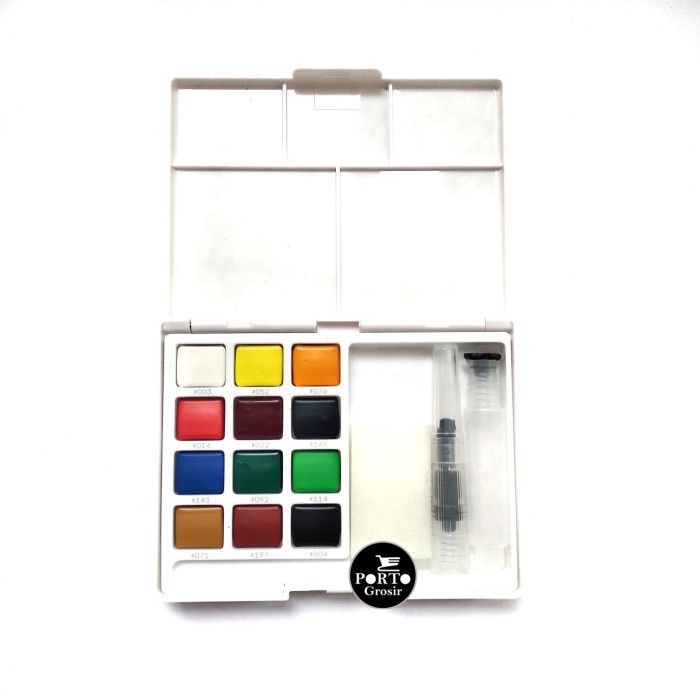 

(TERLARIS) Sakura Koi Water Colors Pocket Field Sketch Box 12 Cat Air Set Color