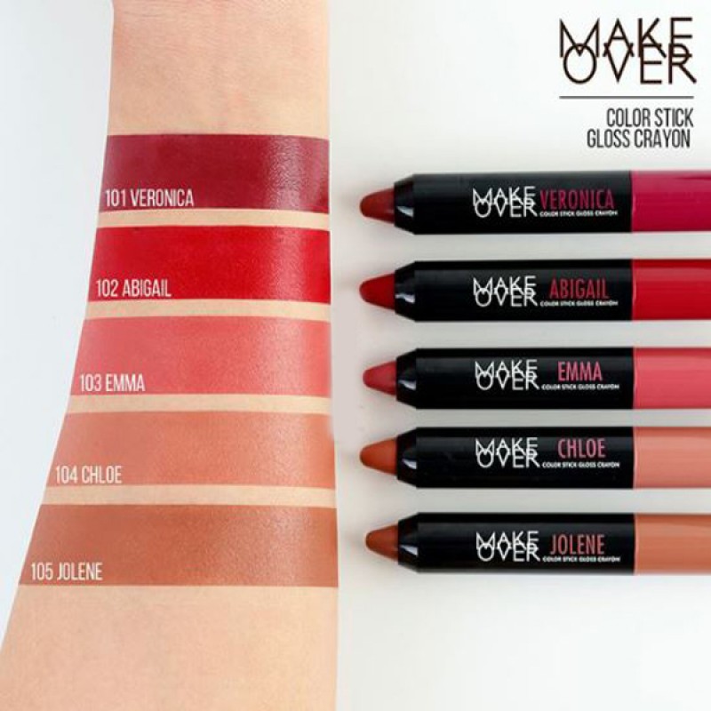 Jual Make Over Color Stick Gloss Crayon Lipstick Make Over Indonesiashopee Indonesia 0540