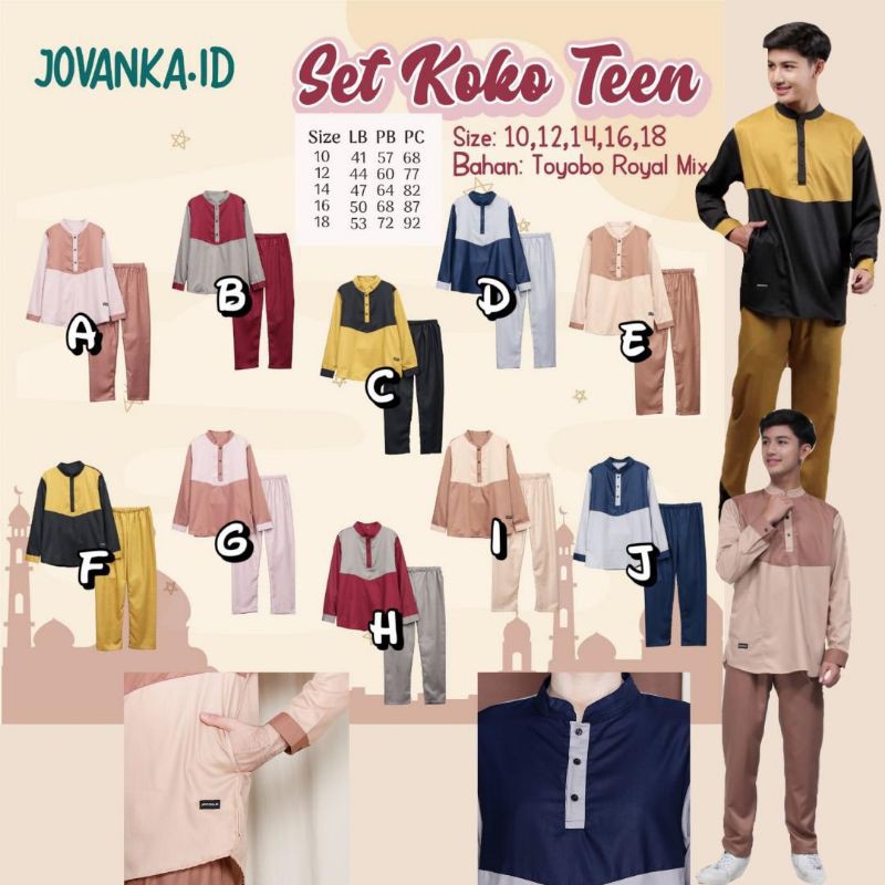 Set Koko Teen Jovanka.id