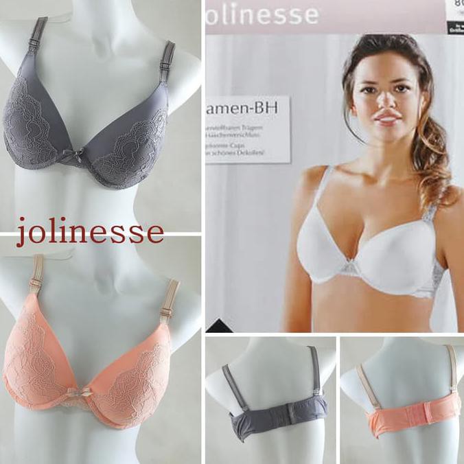 TERLARIS BRA EXPORT JOLINESSE FULL CUP LACE RENDA BERKAWAT (JL999)