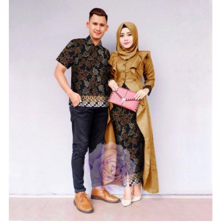 COUPLE ZAHIRA BAJU PESTA PASANGAN KELUARGA CEWEK COWOK DEWASA MODIS TERBARU GROSIR TRENDY