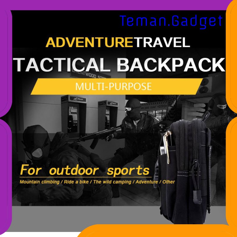TG-FS126 Deanfun Tas Pinggang Tactical Camouflage - ZSXD001