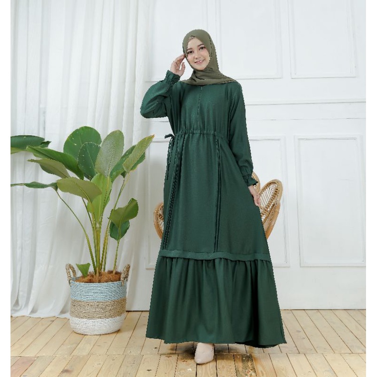 GAMIS TERBARU / NAUREEN DRESS / GAMIS LADYZARA PREMIUM / GAMIS ORI / GAMIS REAL PICT / GAMIS MURAH / GAMIS BEST SELLER / LONG DRESS / DRESS CANTIK-Navy