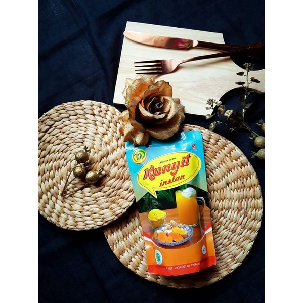 

minuman serbuk kunyit instan
