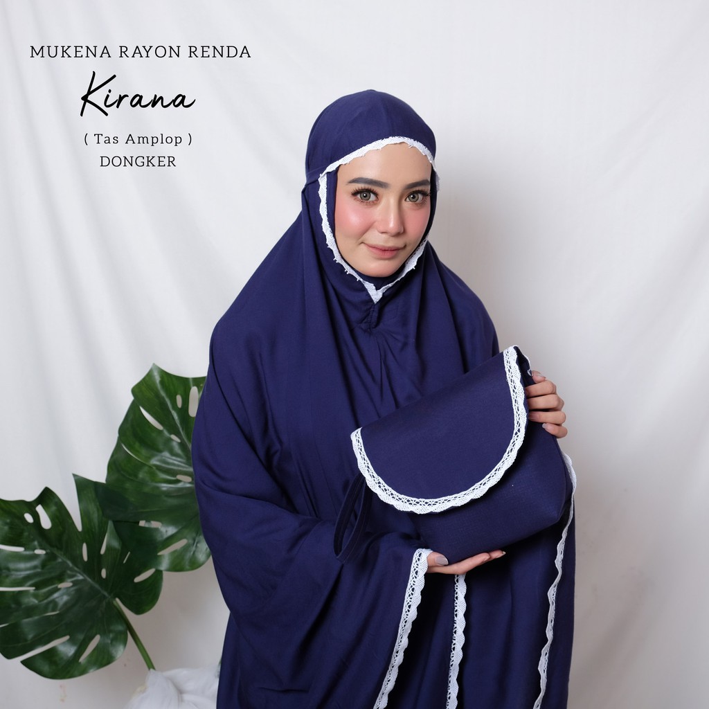 MUKENA BALI TASIK - MUKENA DEWASA RAYON RENDA KIRANA