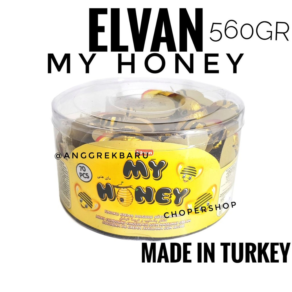 

Cokelat Turki Elvan My Honey 560gram