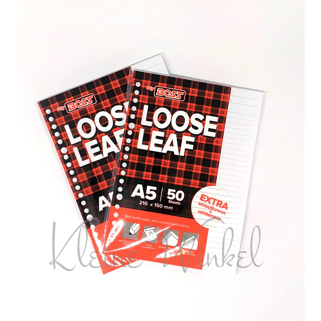 

Loose Leaf BIG BOSS A5 50 GARIS