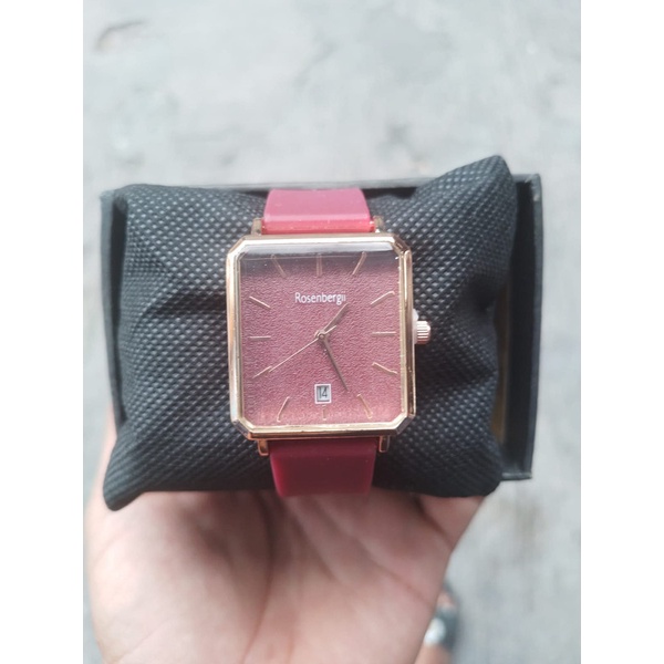 JAM TANGAN WANITA WATCH ROSENBERGII KARET KASUAL