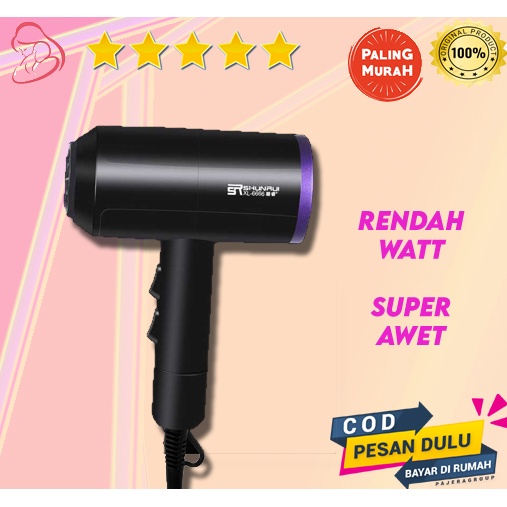 COD Shunrui Quick Dry+ Hair Dryer - XL-6666 HAIR DRAYER HERDERAYER HAIR DRAIER PENGERING RAMBUT SISI