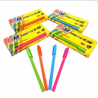

Pulpen Gel Pen GM Paretto S-1W ( 12 pcs free 1 pcs )