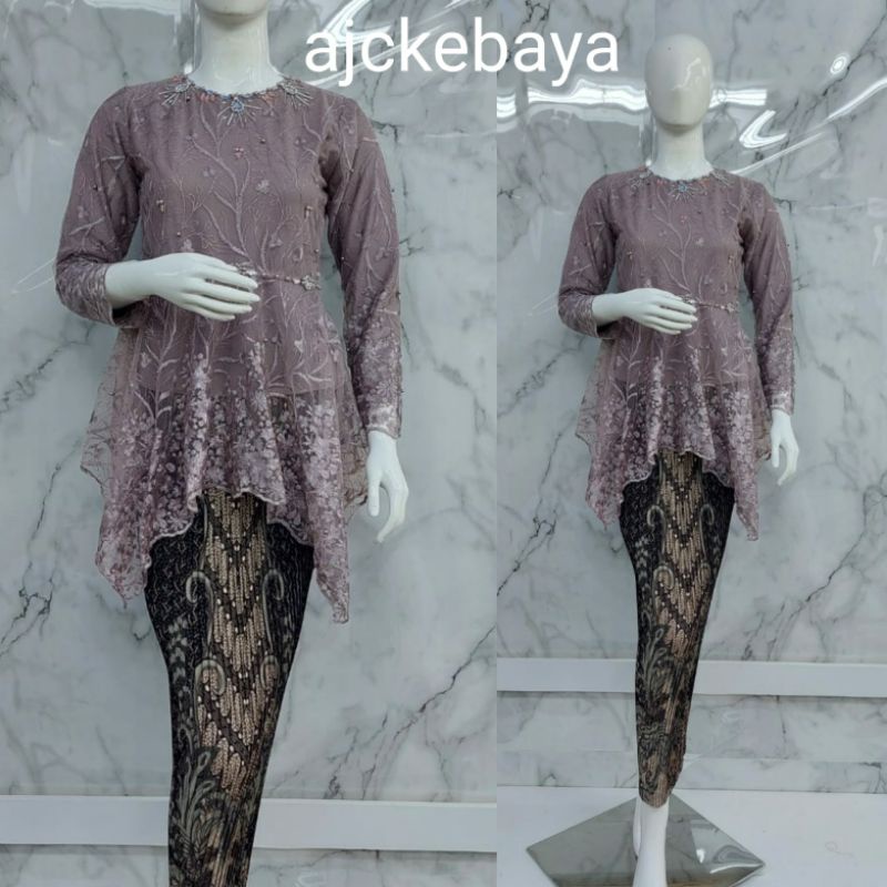 Kebaya/Kebaya Mewah /Gomes  Tille Payet/Kebaya Modern/Setelan Kebaya /Kebaya Couple/ Kebaya Kondagan/Kebaya Wisuda/Kebaya Terbaru