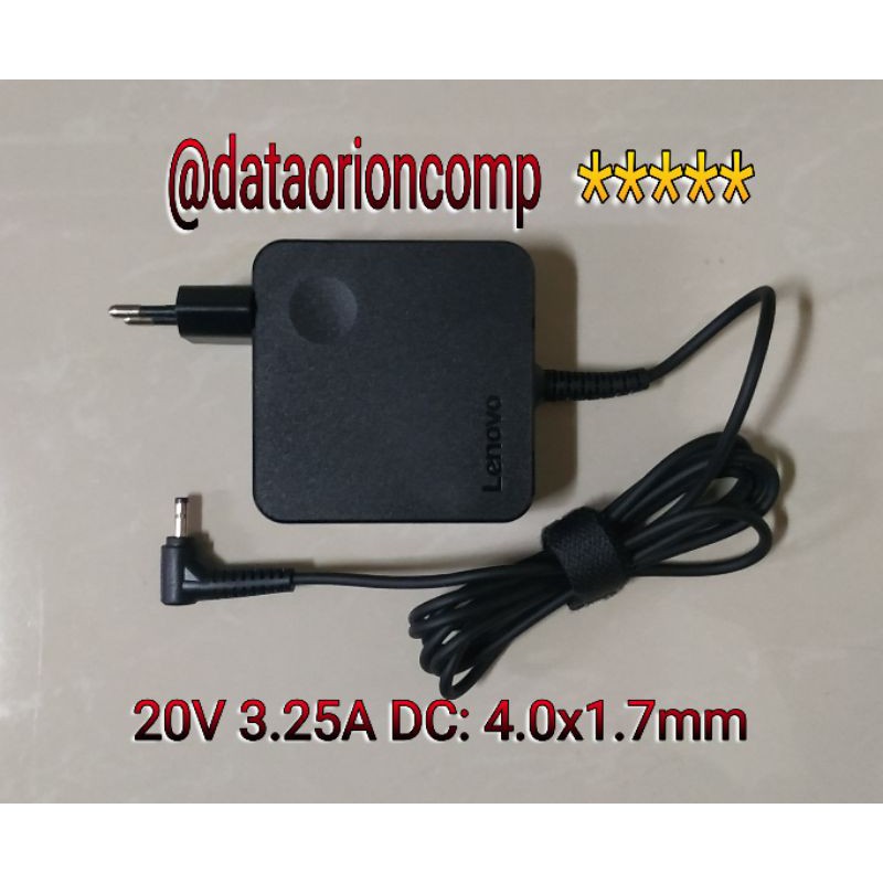 adaptor charger Lenovo 20V 3.25A kotak DC 4.0*1.7 mm for Lenovo ideapad 320 320S 330 330S 310 310S 510