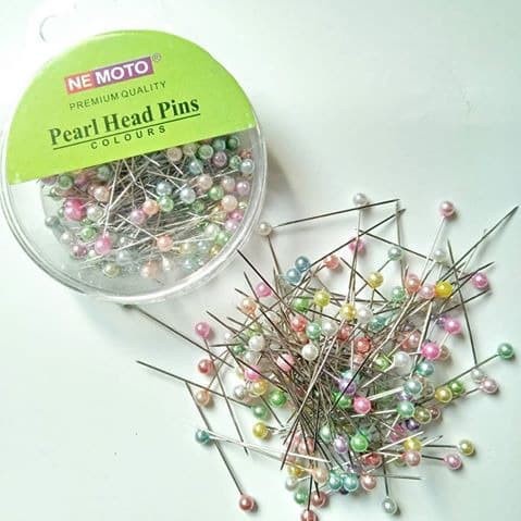 Jarum Pentul MOTO - Pearl Head Pins - Jarum Pentol Hijab