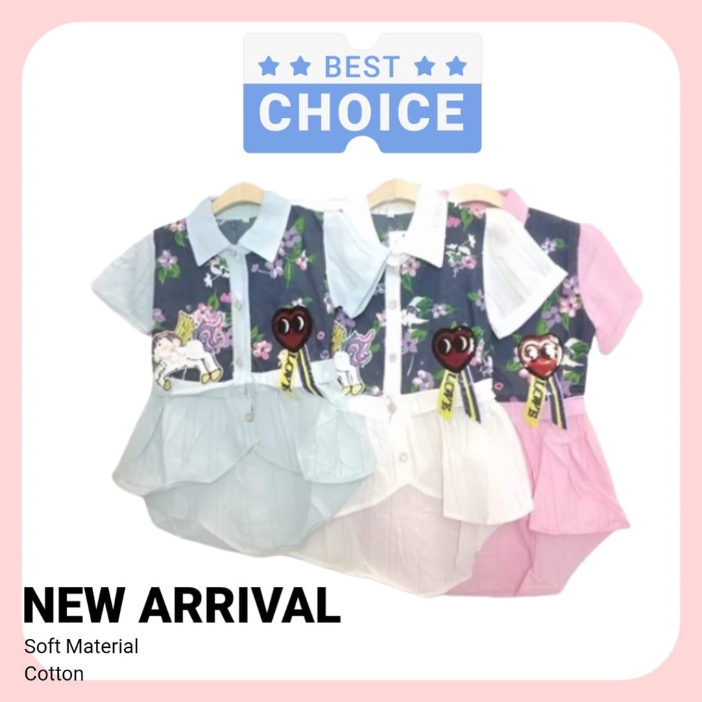 A-062 Tunik Anak Import BEVERLY / TERBAIK baju anak import / Baju anak keren / Baju anak import fash