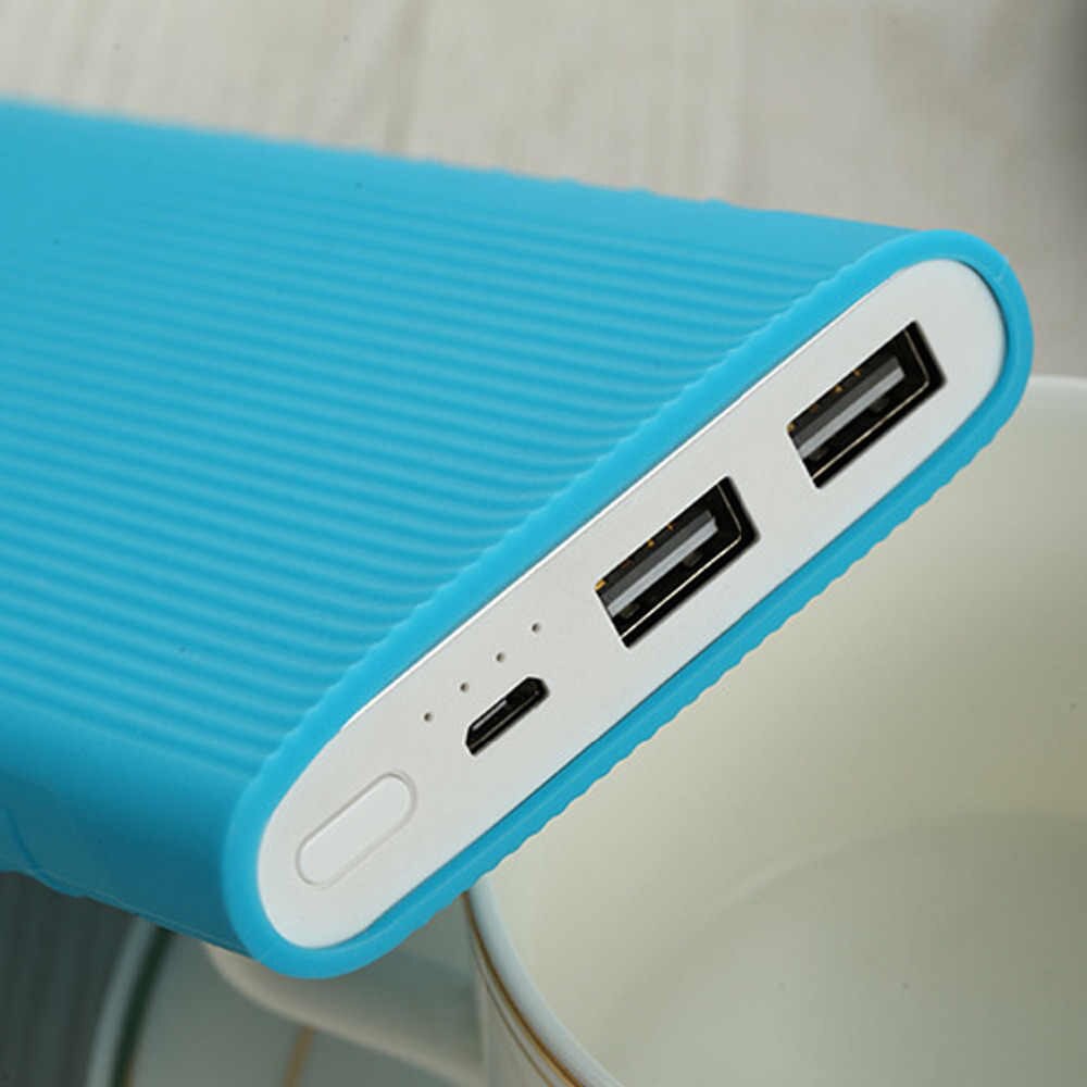 Silikon / Silicon / Silicone Power bank Xiaomi 10000 Mah Gen 3 dua usb