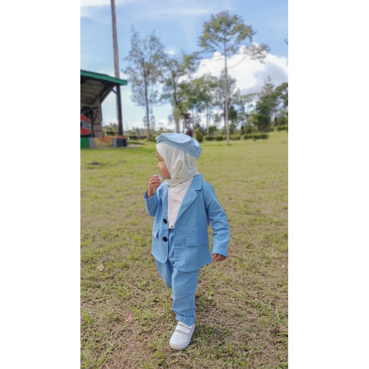 KALILA - POLLY BLAZER KIDS Setelan Baju Anak Perempuan Lucu
