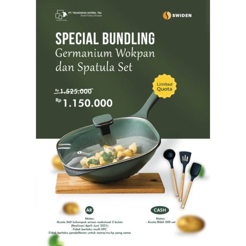 wok pan  germanium swiden