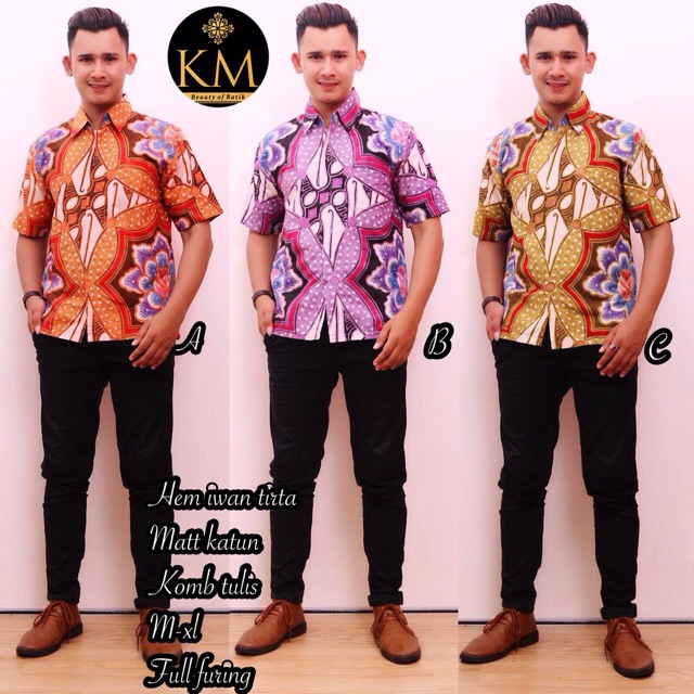 KEMEJA batik pria Iwan Tirta