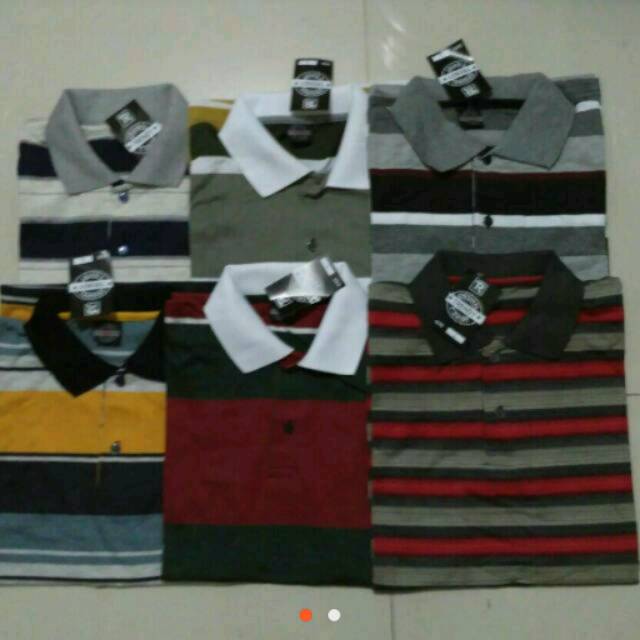 Kaos salur kerah anak anak murah