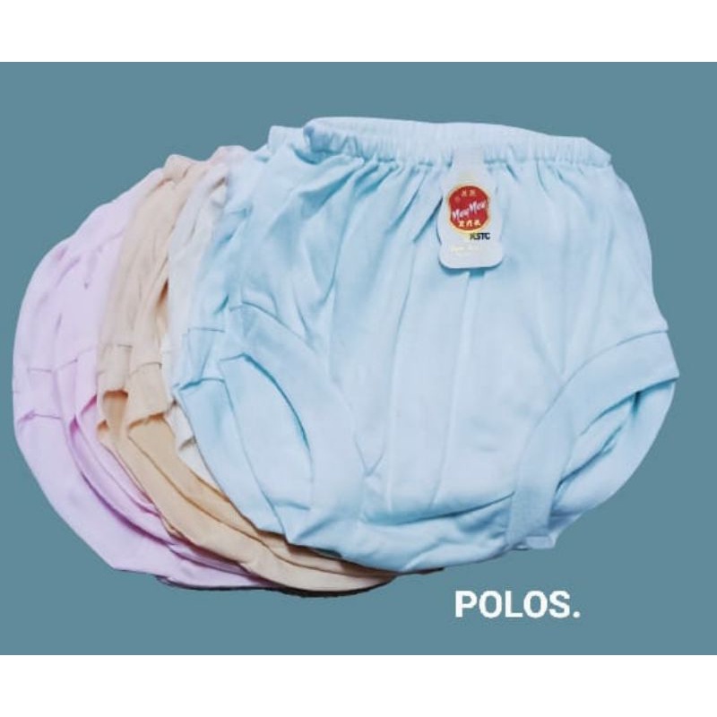 Celana Dalam bayi isi 6 polos / Celana Kodok Bayi /Celana Dalam Bayi sehari hari / Celana Pop Bayi