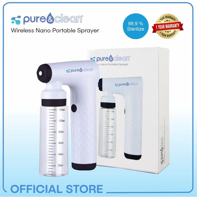 [[COD]] Wireless Nano Portable Spray Gun Bottle - Pure & Clean HOCL MURAH Kode 1134
