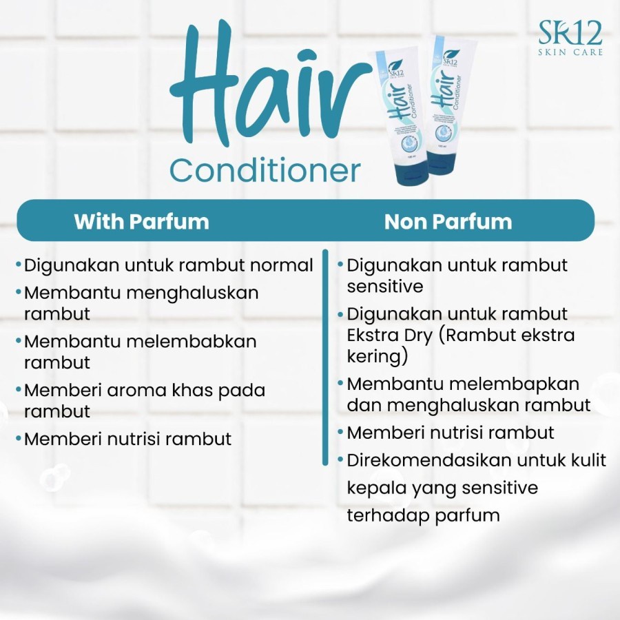 HAIR CONDITIONER BY SR12 Kondisioner Untuk Menutrisi Rambut dan Melembutkan Rambut