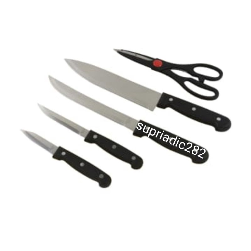 Pisau Dapur set 5 pcs