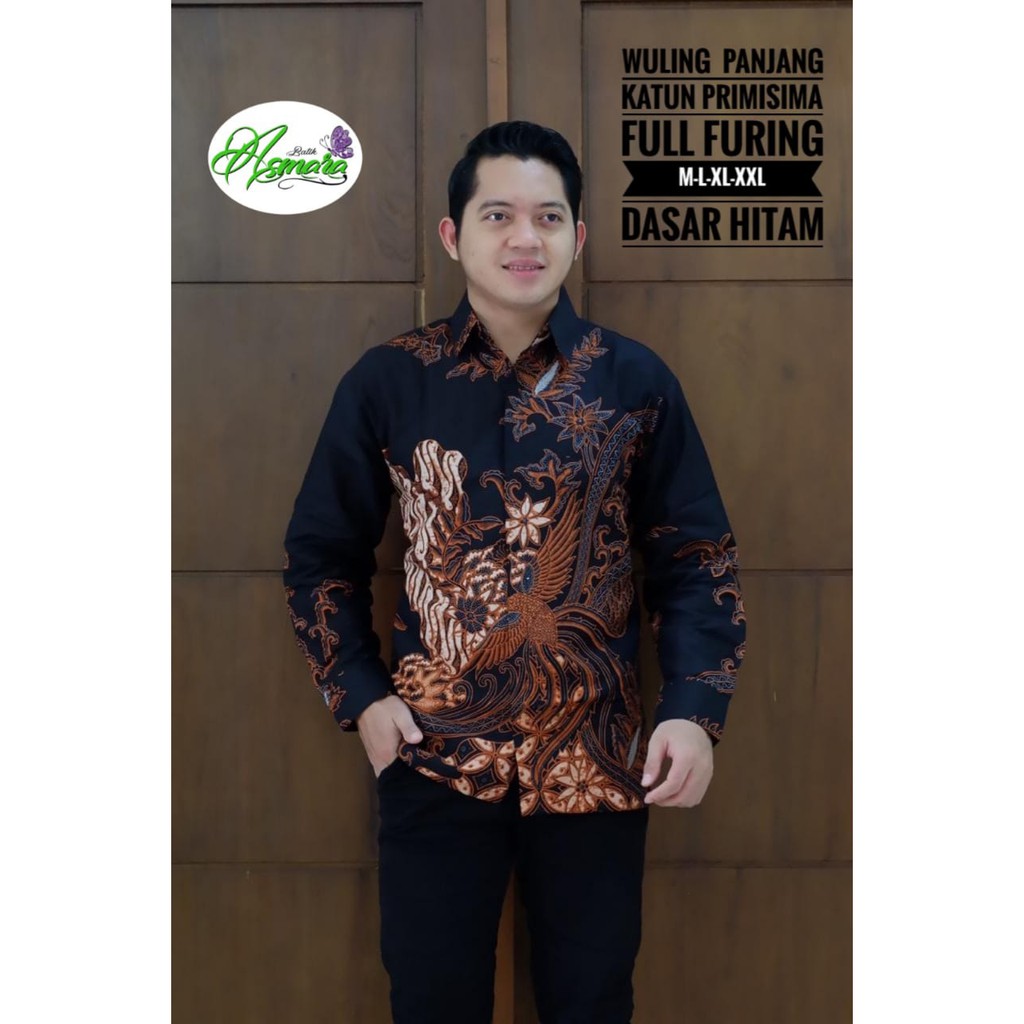 WULING ASMARA BATIKSOLOAMANAH KEMEJA BAJU BATIK PRIA SOLO LENGAN PANJANG PENDEK LAPIS FURING ATASAN BATIK PREMIUM MODERN KATUN HALUS PARANG GRAY PARI AJI PARANG BROWN NAGA BIRU MELATI MERAH KAPAL KANDAS SOGAN SUJIWO KLASIK NISWARA SOGAN AJISAKA MERAH