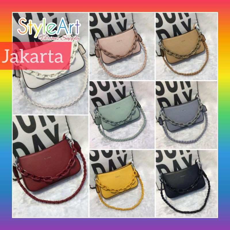 StyleArt SL3242 Tas HandBag Wanita 100% Original Fashion Import Selempang Like Pedro Mini Rantai