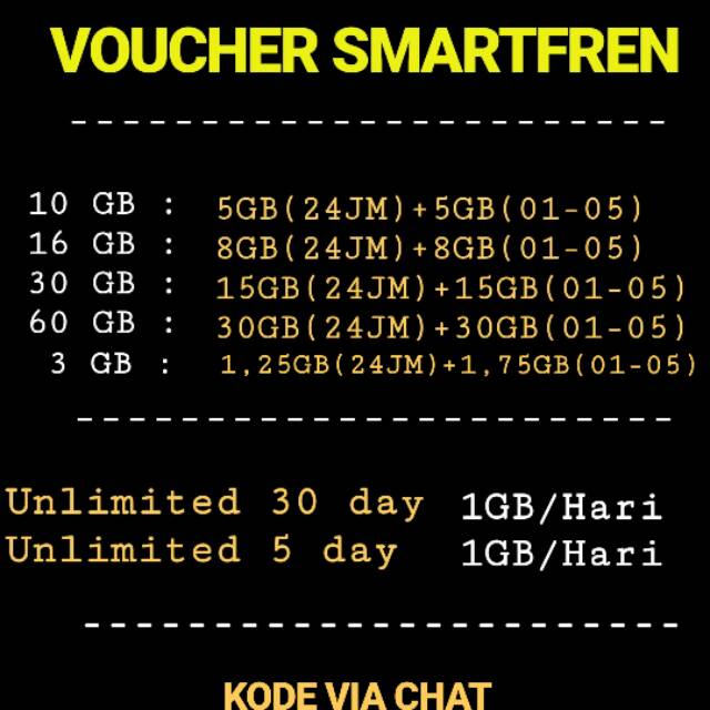 Voucher smartfren murah isi ulang data kode voucher