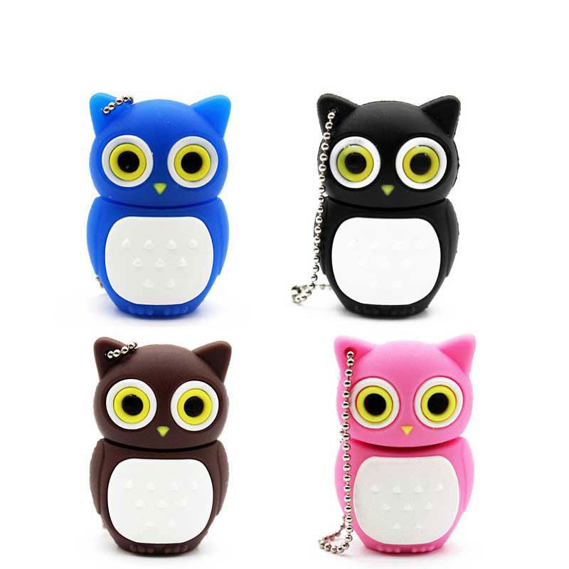 Usb Flash Drive Bentuk Kartun Burung Hantu Kartun Lucu Shopee