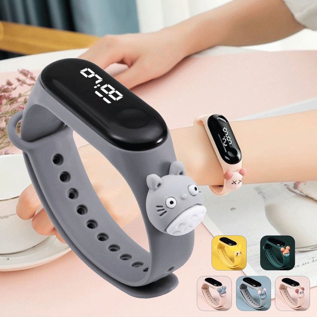 Jam Tangan LED Anak Karakter / Jam Tangan Anak LED Lucu Murah