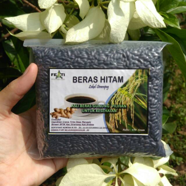 BERAS HITAM SIRAMPOG Kualitas super utk PROGRAM DIET