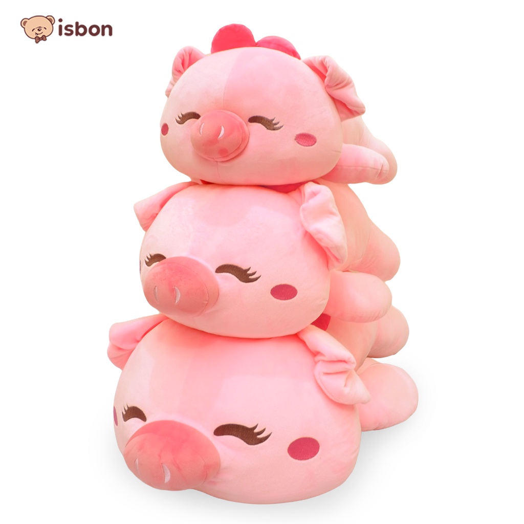 Boneka Babi pig squisy Ly Piggy Sleeping tidur Cocok Untuk bantal Guling Bahan Halus dan Lembut By ISTANA BONEKA