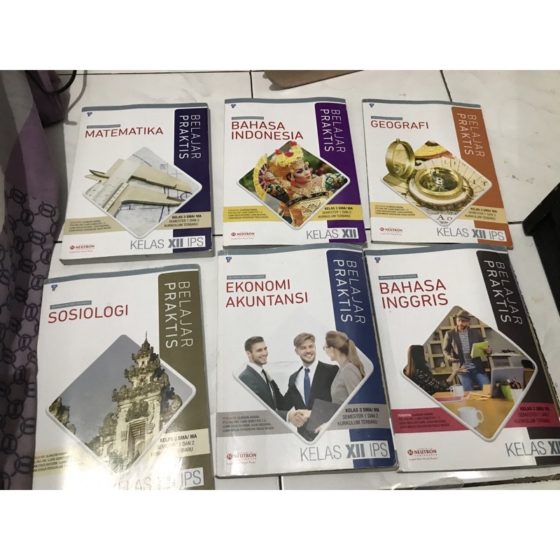 preloved buku neutron ptn, uh, uas bekas