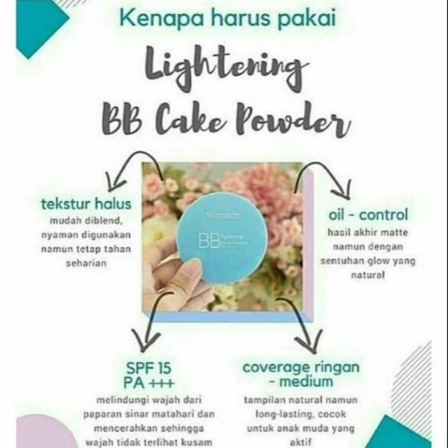 WARDAH LIGHTENING BB CAKE POWDER