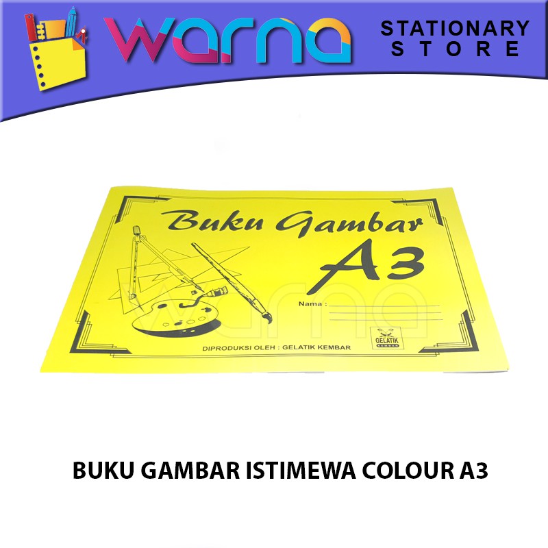 

BUKU GAMBAR ISTIMEWA COLOUR DRAWING BOOK A3
