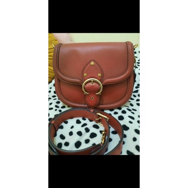 coach beat saddle bag