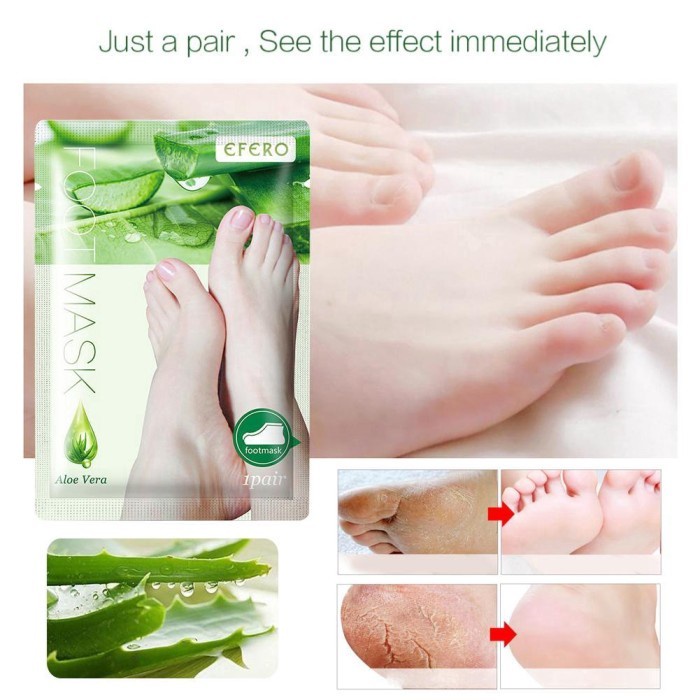 EFERO Exfoliating Foot Mask Pedicure Socks Exfoliation for Feet.