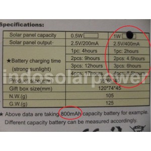 Solar charger baterai rechargeable AA / AAA tenaga surya GRATS biaya