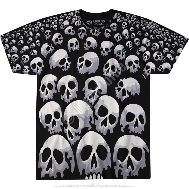 Son Of Skulls Black T-Shirt by LiquidBlue