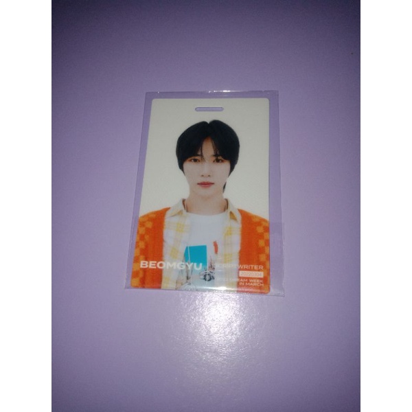 IDC id card Employee Beomgyu MOA PRODUCTION