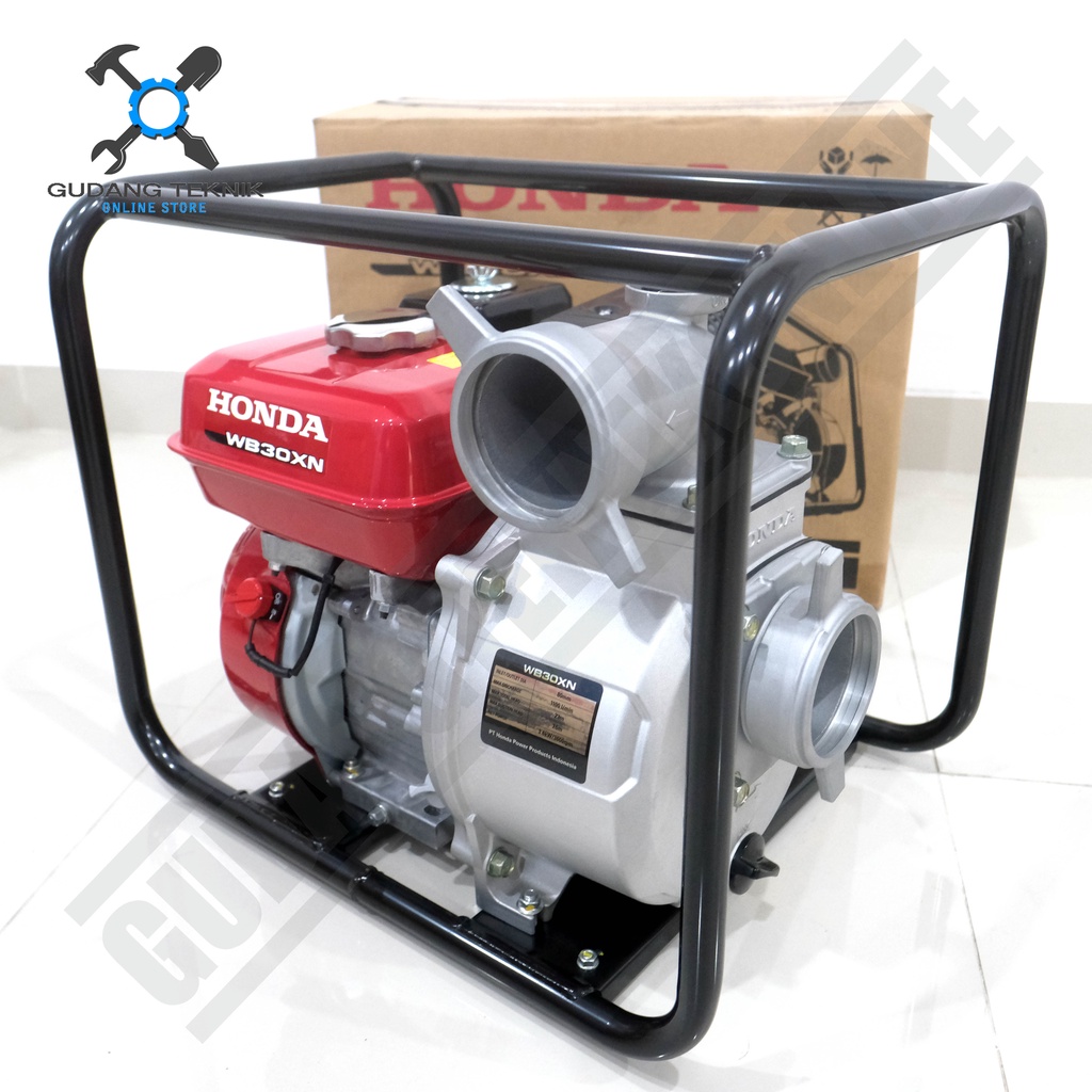 Water Pump 3&quot; HONDA WB30XN GX160 / Mesin Waterpump Alkon 3 Inch - Pompa Air Irigrasi Sawah WB 30 XN HONDA