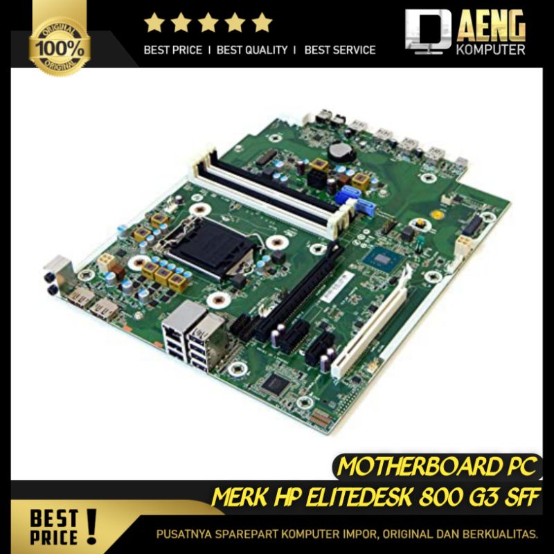 Motherboard Mainboard Mobo Intel PC Built Up Hp EliteDesk 800 G3 SFF Socket 1151 DDR4