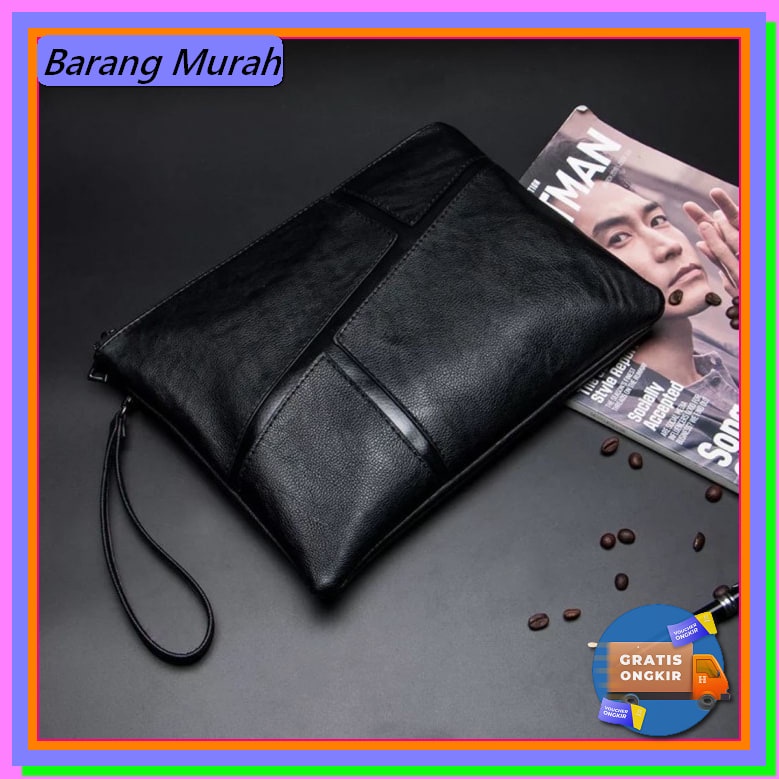 Handbag Import Tas Tangan Model Selempang Multifungsi Montblanc T WJ446 Tas Kulit Tas Dompet Tanga