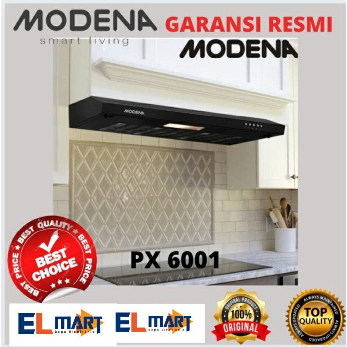 Modena Cooker Hood Px 6001 Penghisap Asap Dapur Kompor 60cm PX6001