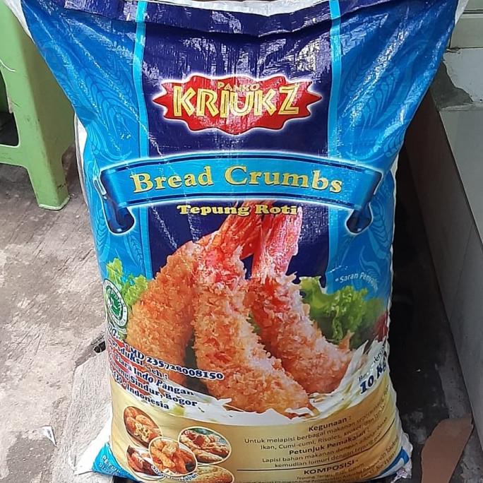 

TERLARIS bread crumbs KRIUKZ, tepung roti/panir 10kg